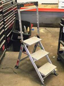 lot 191 image: Little Giant Jumbo Step 3 Step Ladder System
