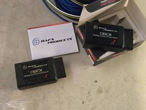 lot 199 image: Lot of (2) BAFX Products ODBII Diagnostic Readers