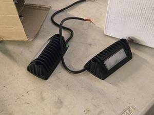 lot 201 image: Lot of (2) Mic Tuning Outside RV LED Trailer Lights