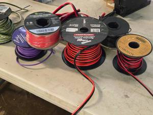 lot 206 image: Lot of (5) Spools of Speaker  AV Cable