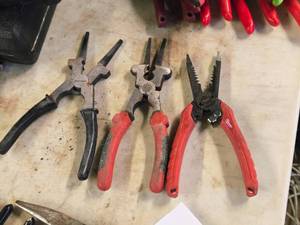 lot 243 image: (2) Welding Pliers, (1) Combination Plier