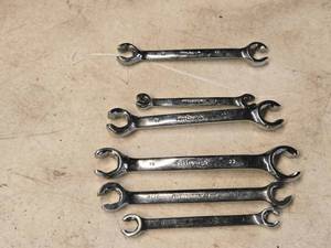 lot 271 image: Lot of (6) Pittsburgh Flare Nut Wrenches