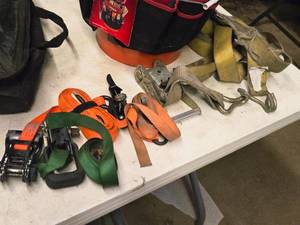lot 284 image: Lot of (4) Tie-Down Straps