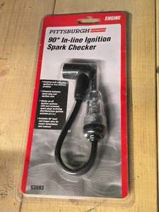 lot 325 image: Pittsburgh 90-degree In-Line Ignition Spark Checker 63593