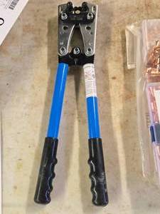 lot 307 image: Iwiss Battery Cable Crimper Tool  8-10 AWG HX-50BI