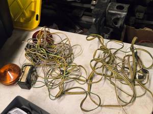 lot 345 image: Haul Master 12VDC Magnetic Towing Lights with Extension Cord