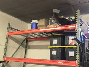 Pallet Racking - 130"x8'x42" - 130"x42" Uprights (x2), 8' Cross Beams (x6)