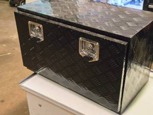 lot 15B image: Buyers Poly Toolbox Storage Box