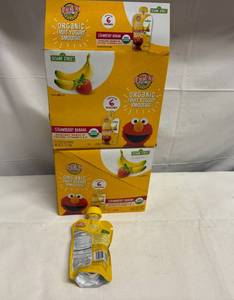 lot 10 image: 2x 6pk Organic Strawberry Banana Yogurt Smoothie
