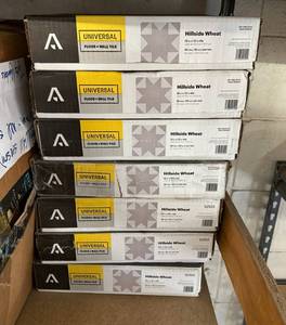 lot 19 image: 6 Boxes 12x12 Self Stick Hillside Wheat Tile