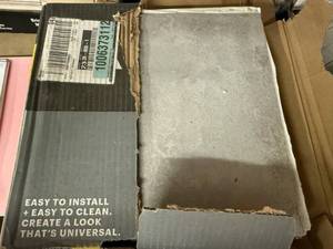 lot 40 image: 6x 30sq ft Terracotta Peel & Stick