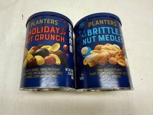 lot 396 image: 2x 1lb 5oz Planters Nuts-See Photo
