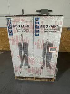 BONAIRE DURANGO Lot of 2- 5300 CFM 3-Speed Portable Evaporative Coolers for 1600 sq. ft.