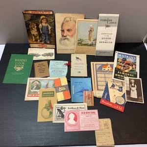lot 7 image: Antique Ephemera for Collections and Crafts