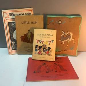 lot 58 image: Native American Vintage Childrens Books, Beatien Yazz Art, Mens Shirt Pattern