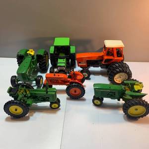 lot 68 image: Toy Tractors and Spare Wheels