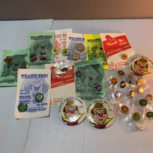 lot 64 image: Collection of Osman Circus Pins