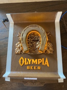 lot 71 image: Olympia Beer Sign