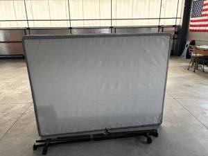 lot 98 image: Queen Bed Frame and Foundation (no mattress)