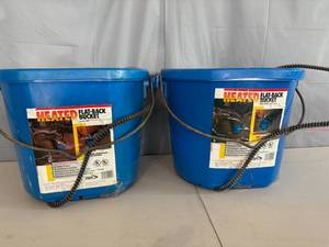 lot 112 image: 2 Heated Water Buckets