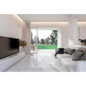 lot 47 image: 8 Boxes of  Glossy Calacatta 18 in. x 18 in. Glazed Ceramic Floor and Wall Tile (20.49 sq. ft. (Case) Customer Returns See Pictures