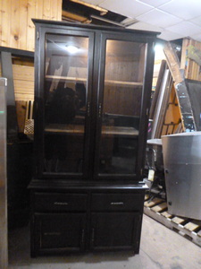 lot 11 image: Dark Wood Hutch