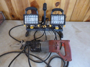 lot 96 image: Sawzall and Shop Light