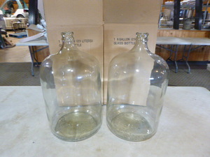 lot 132 image: 2 Glass Carboy Bottles
