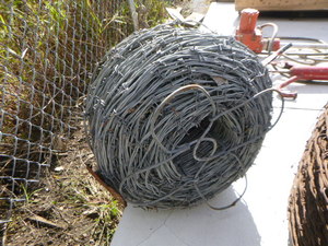 lot 153 image: Roll of Barbed Wire