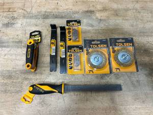 lot 37 image: TOLSEN lot of 8 tools 09182513.8