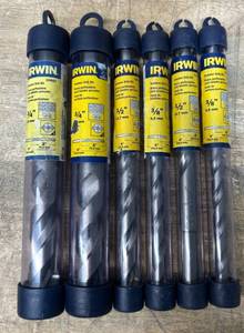 lot 61 image: IRWIN Drill Bit lot of 6