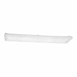 lot 63 image: 10.63 in. 1-Light White Dimmable LED Flush Mount