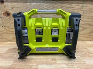lot 72 image: RYOBI 40V 1800-Watt Portable Battery Inverter Power Station and 4-Port Charger (Tool only) (Throwing Error-Not Working)