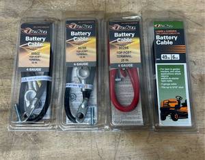 lot 74 image: DEKA Battery Cable lot of 4