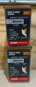lot 80 image: #7 2 in. Philips Bugle-Head Wood Deck Screws lot of 2