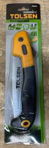lot 94 image: Tolsen Pruning Saw 180 MM, Sharptooth Designed For Fine Cuts Thick Blad Hand Saws For Cutting Wood, Handsaw For Wood, Garden Saw, Carpenters Saw, Woodworking Hand Saw, Ergonomic Handle