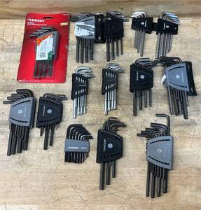 lot 113 image: HUSKY Hex Key Set lot of 12