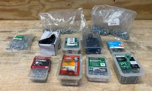 lot 145 image: Lot of screws, nails, anchors