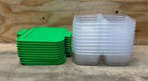 lot 154 image: SISTEMA 870ml Meal Prep Nest It 10 pack