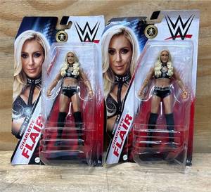 lot 156 image: WWE Charlotte Flair Action Figure, 6-inch Collectible Superstar with Articulation & Life-Like Look lot of 2