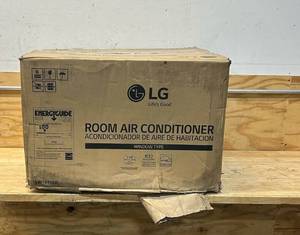 lot 168 image: LG ROOM AIR CONDITIONER 10,000 BTU (damaged)