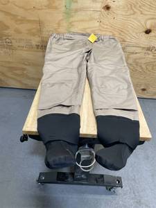 lot 214 image: Cabela s Premium Breathable Waist-High Stockingfoot Wader