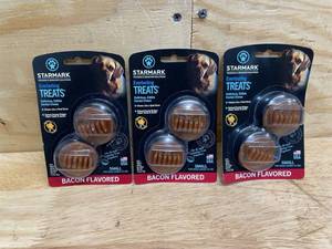 lot 220 image: Starmark StartMark (3 Pack) Everlasting Bacon Dog Dental Chews, Small (2 Chews Per Pack  6 Total)