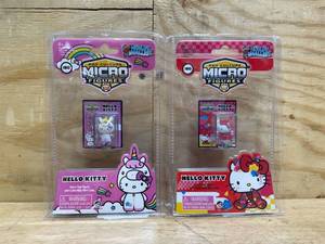 lot 229 image: Worlds Smallest Hello Kitty Micro Pop Culture Figures, 5043 (lot of 2)