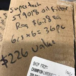 lot 29 image: SUPERTECH #ST9018 OIL FILTERS