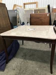 lot 79 image: MARBLE BAR HEIGHT TABLE, NEW