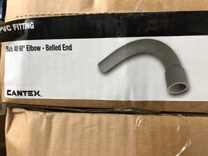 lot 101 image: PVC FITTING 90 ELBOW