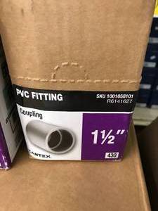 lot 94 image: PVC FITTINGS COUIPLINGS 1 12