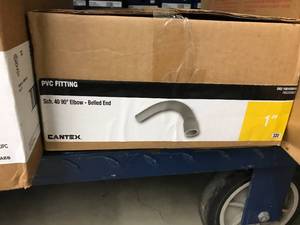 lot 97 image: PVC FITTINGS 90 ELBOW