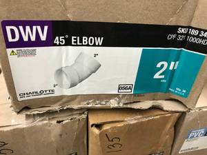 lot 134 image: DWV 45 ELBOW, 2